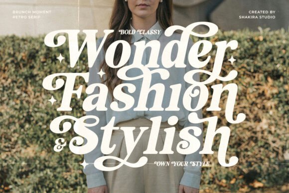 Brunch Moment Font PNG with transparent background - Preview 3