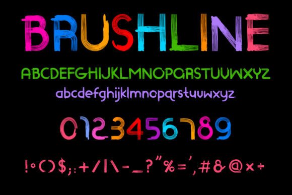 Brushline Font - Preview 3
