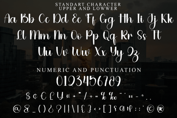 Christmas Happines Font PNG with transparent background - Preview 4