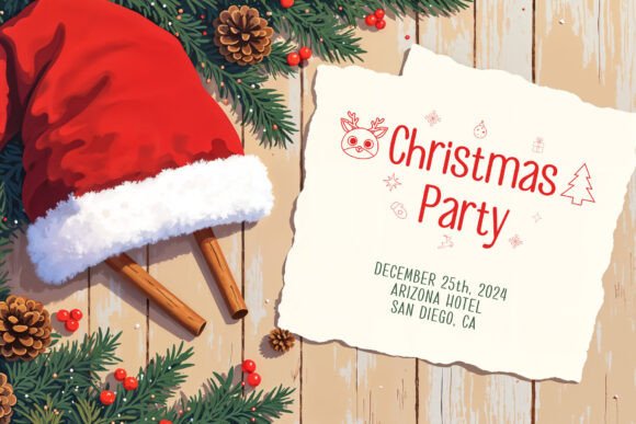 Christmas Housemate Font - Preview 4