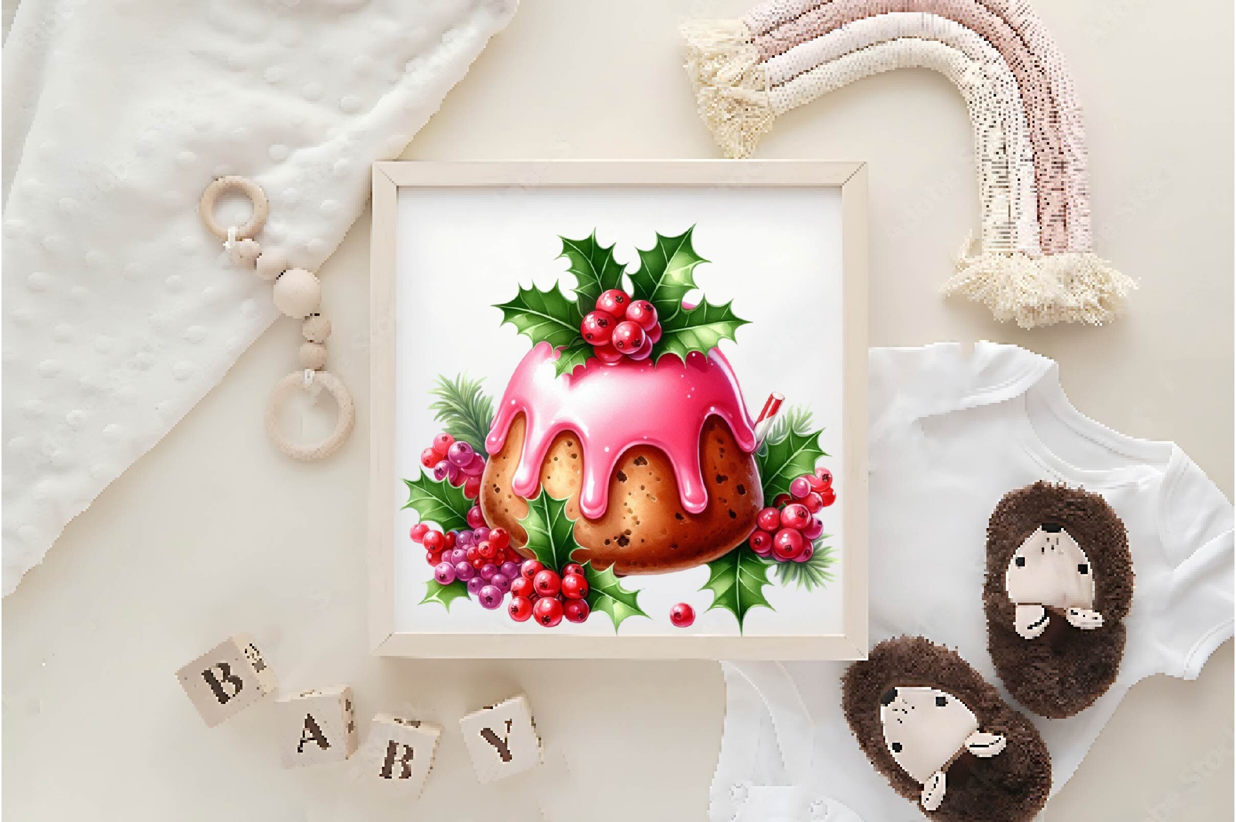 Christmas Pudding ClipArt's PNG - photo 6