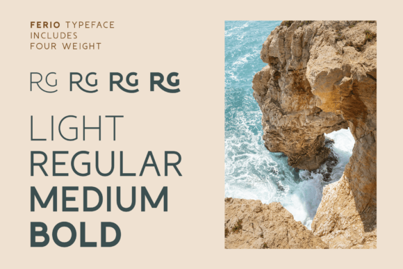 Ferio Font - Preview 3