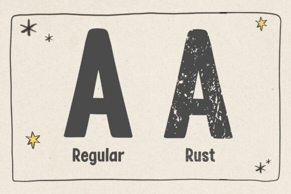 Fox Train Font PNG with transparent background - Preview 1
