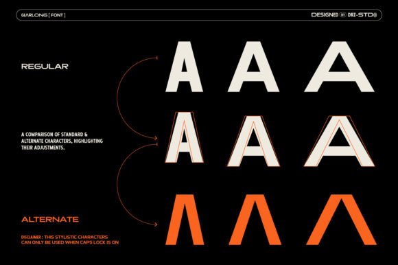 Gearlong Font - Preview 2