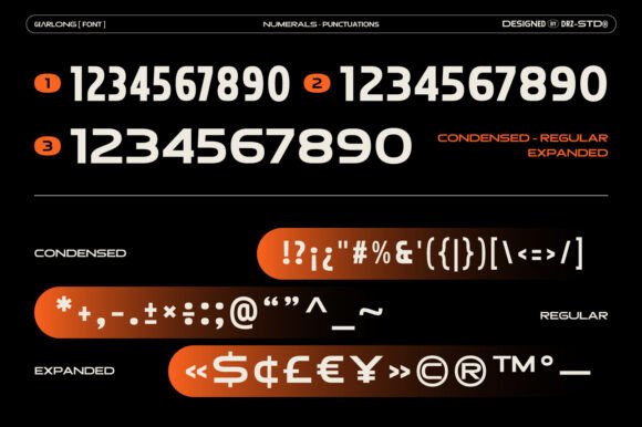 Gearlong Font - Preview 4