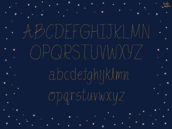 Glamorous Night Font - Preview 1