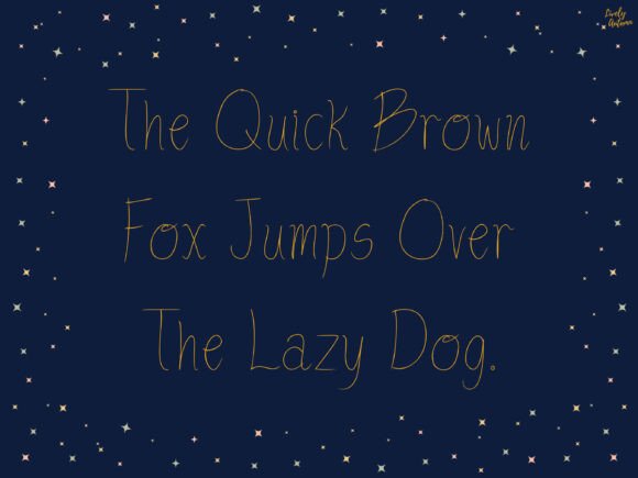 Glamorous Night Font - Preview 3