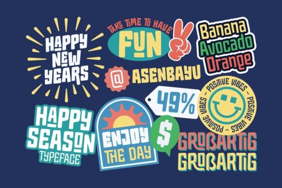 Happy Season Font - Preview 6