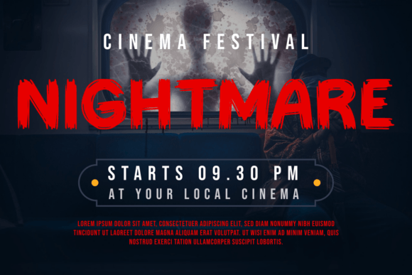 Horror Comedy Font PNG with transparent background - Preview 1