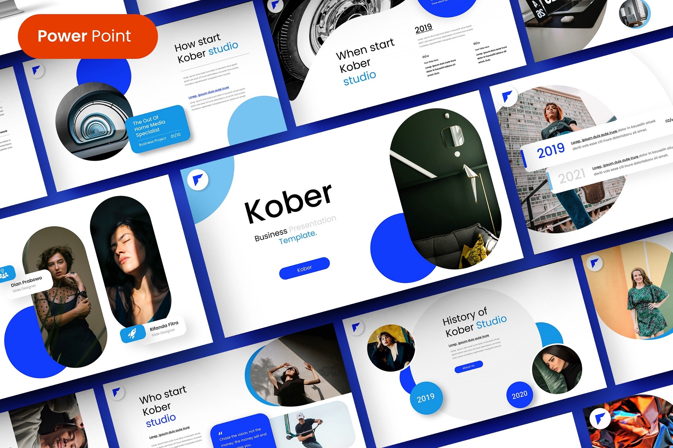 Kober – Business PowerPoint Template Graphic by Jujustudio · Creative ...