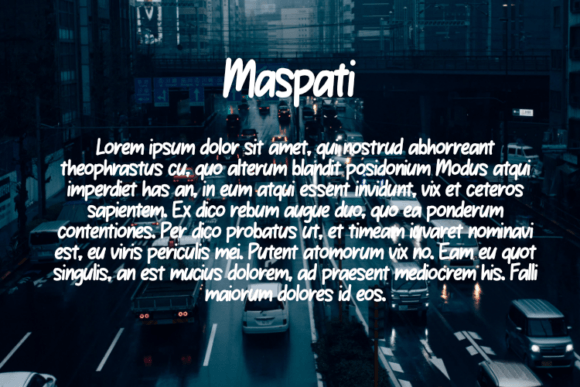 Maspati Font PNG with transparent background - Preview 2
