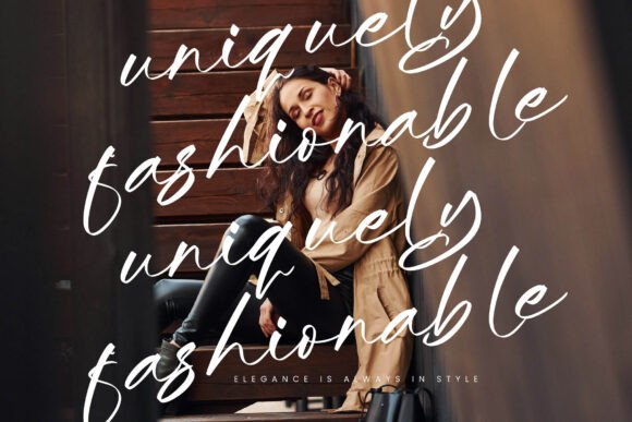 Ridgetone Garden Font PNG with transparent background - Preview 2