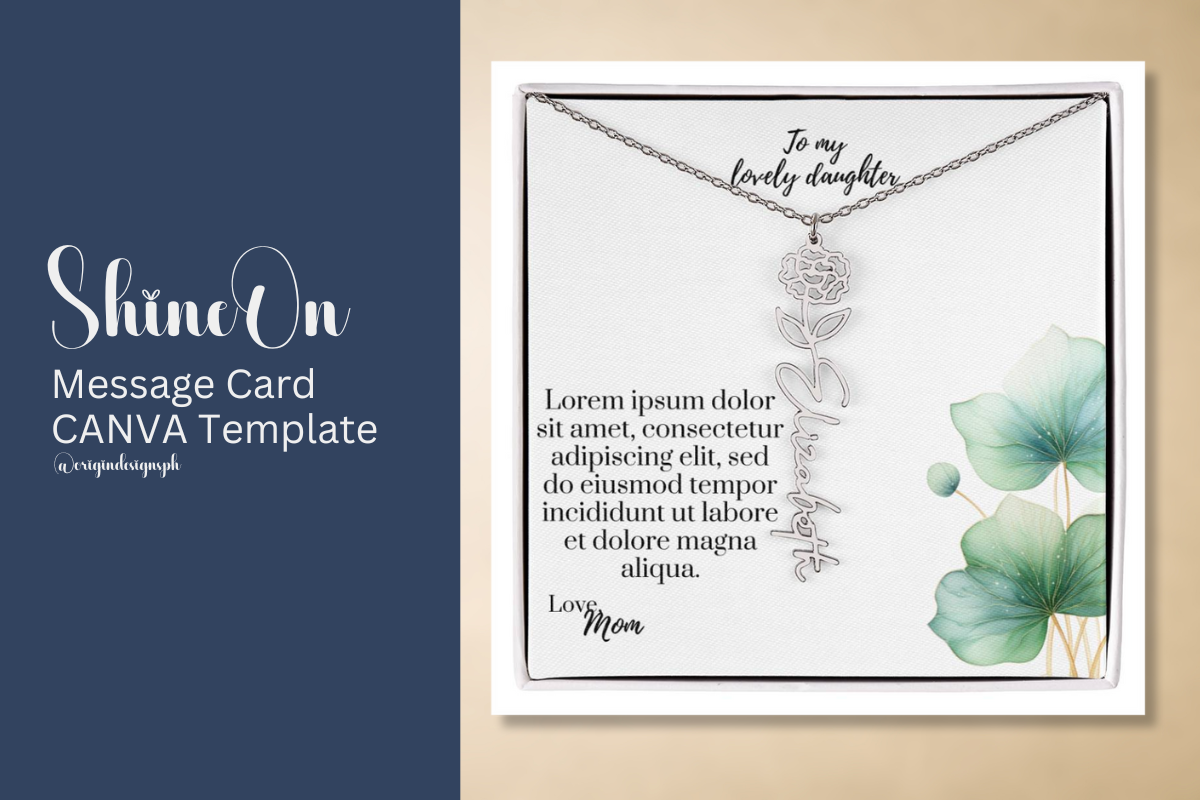 ShineOn Message Card Canva