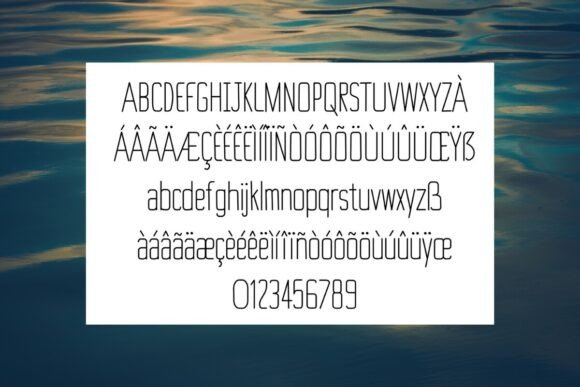 Calming Came Font PNG with transparent background - Preview 3