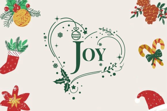 Christmas in Love Font font preview - 1