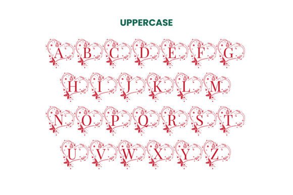 Christmas in Love Font font preview - 4