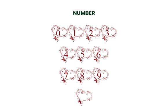 Christmas in Love Font font preview - 6
