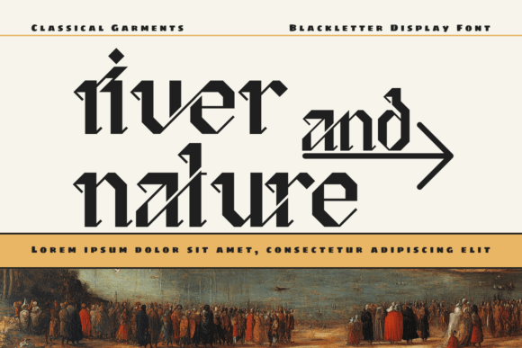 Classical Garments Font - Preview 2