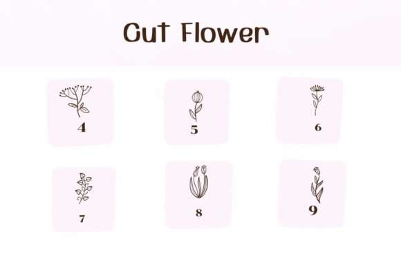 Cute Flower Font - Preview 3