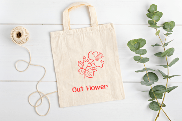 Cute Flower Font - Preview 4