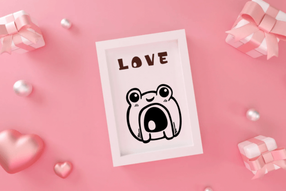 Cute Frog Sticker Font - Preview 4