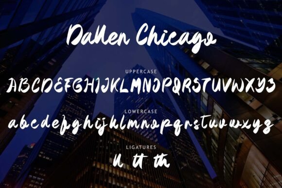 Dallen Chicago Font - Preview 4