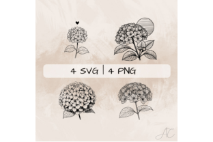 Delicae Hydrangea SVG Bundle Graphic by ArtistiC ortex · Creative Fabrica
