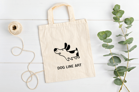 Dog Line Art Font - Preview 4