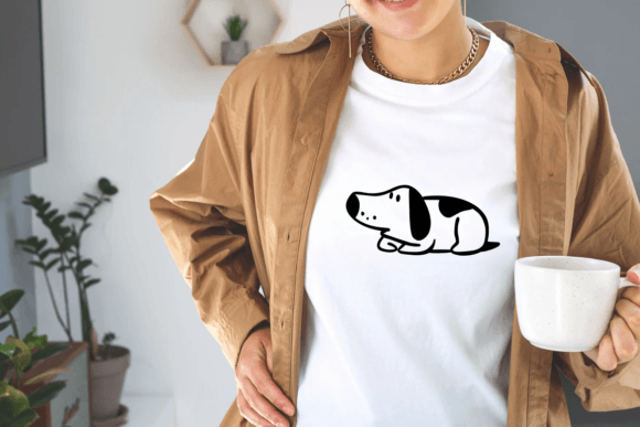 Dog Line Art Font - Preview 5