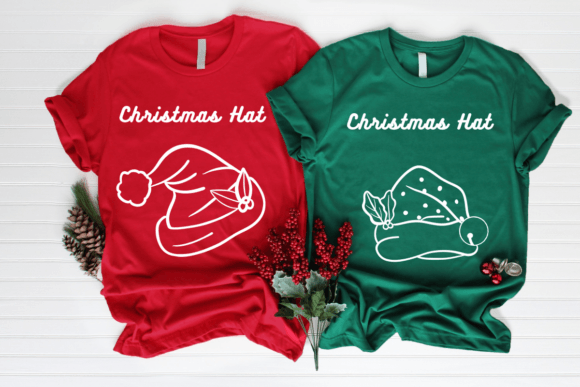 Doodle Christmas Hat Font - Preview 5