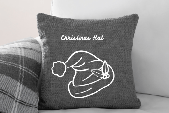 Doodle Christmas Hat Font - Preview 6
