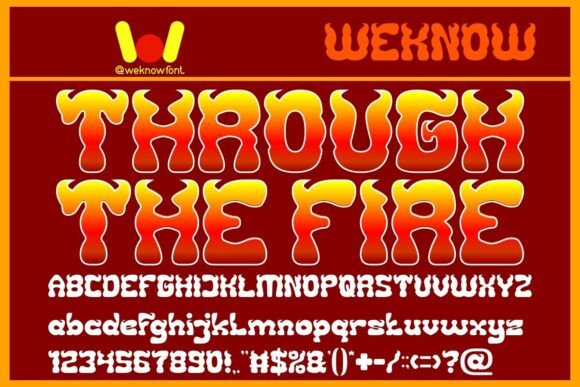 Dragon Monster Font - Preview 1