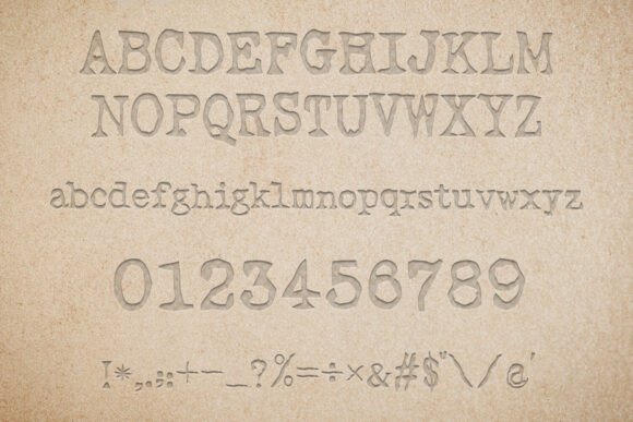 Engravology Font - Preview 5