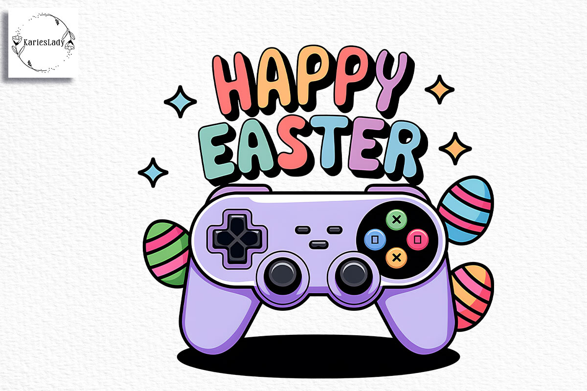 Happy Easter Game Sublimation Graphic by KariesLady · Creative Fabrica