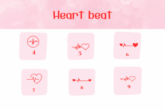 Heart Beat Font - Preview 3