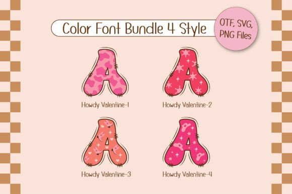 Howdy Valentine Font PNG with transparent background - Preview 1