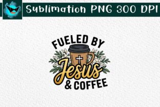 Jesus Coffee Christian Sublimation PNG Graphic by Swirltal · Creative ...