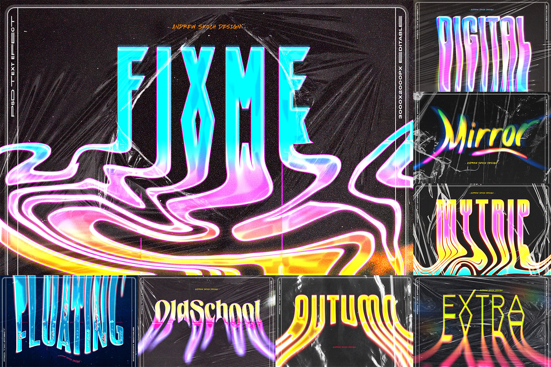 Liquid Melted Text Effects Vol 2 Graphic by Sko4 · Creative Fabrica