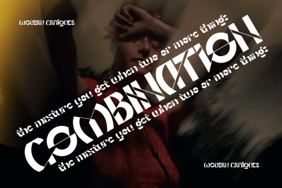 Modern Critiques Font PNG with transparent background - Preview 2