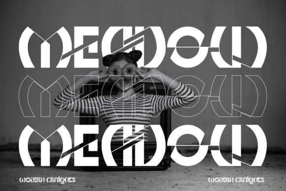 Modern Critiques Font PNG with transparent background - Preview 3