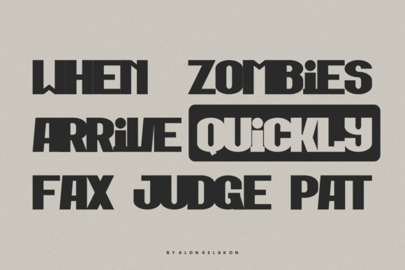 No Think Font PNG with transparent background - Preview 3