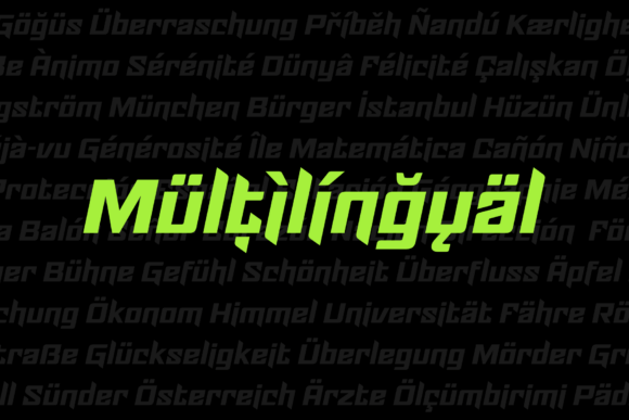Rushblade Font font preview - 6