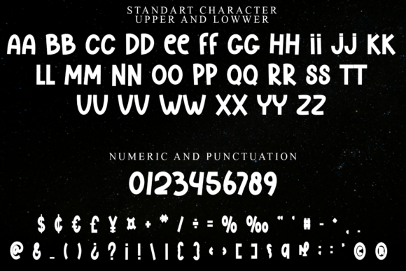 Sample Size Font PNG with transparent background - Preview 4