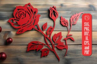 Valentine Rose Laser Cut SVG File Bundle · Creative Fabrica