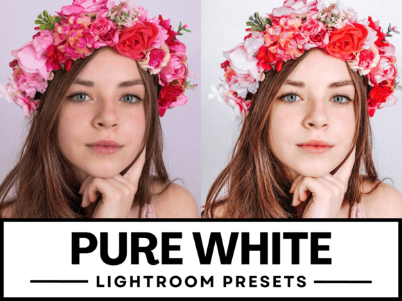 Pure White Lightroom Presets Graphics
