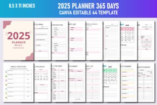 2025 Planner 365 Days Graphic by Lavlu Creative Zone · Creative Fabrica