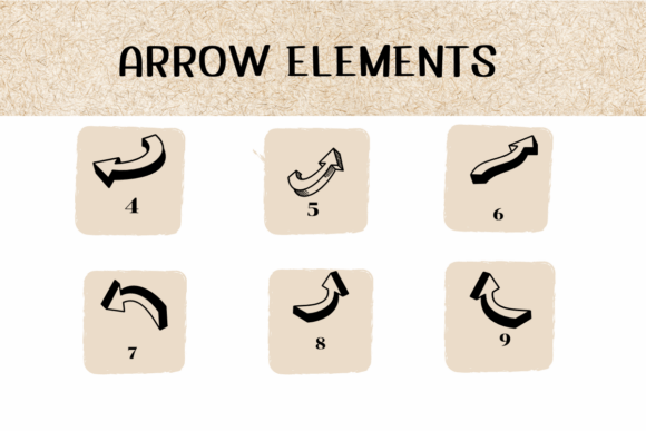 Arrow Elements Font - Preview 3