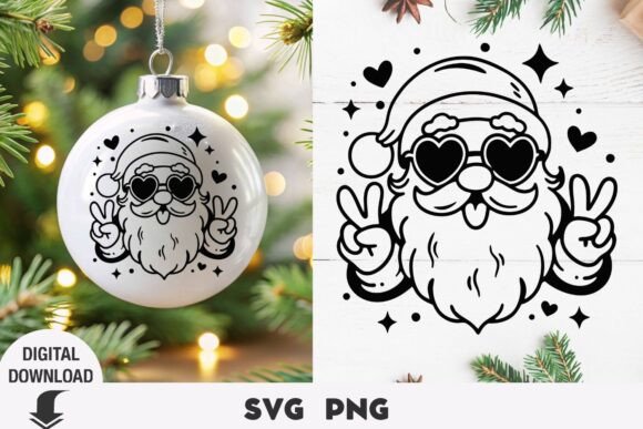 Christmas Svg, Santa Svg, Christmas Orna Graphic Crafts By OksisMG
