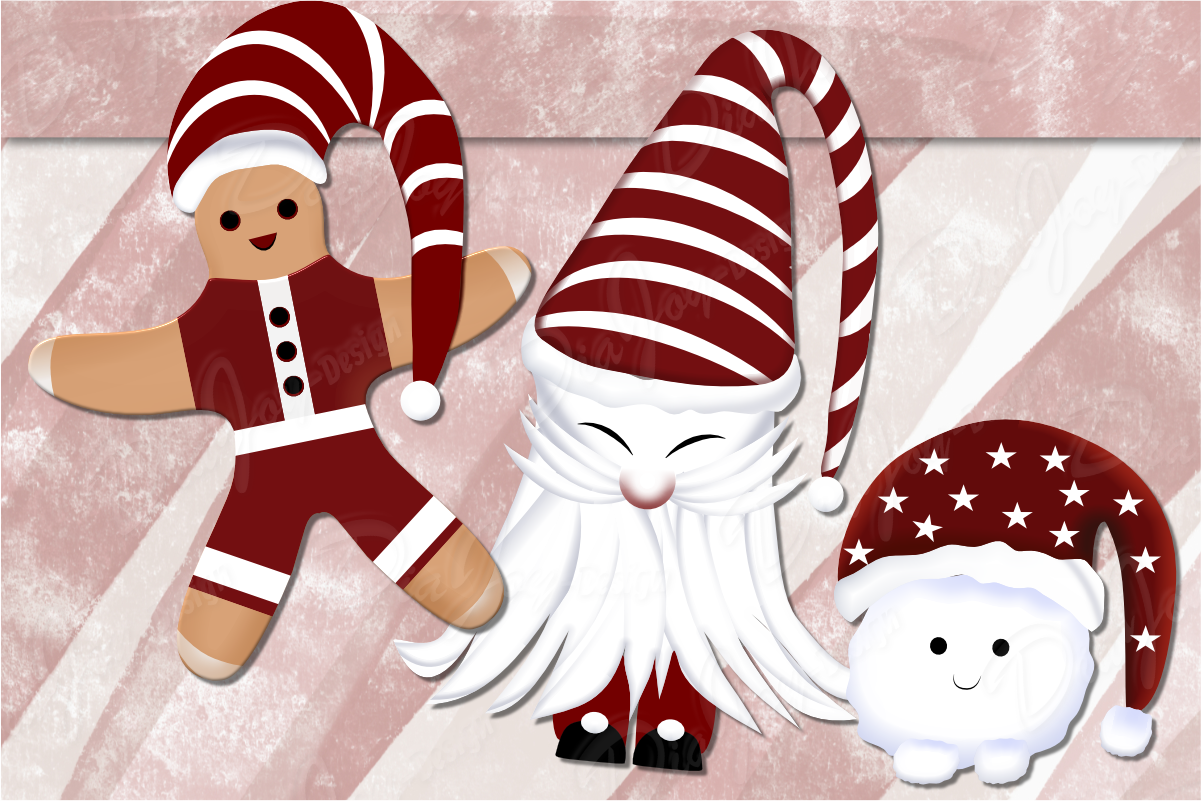 Cute Christmas Character Cliparts - photo 2