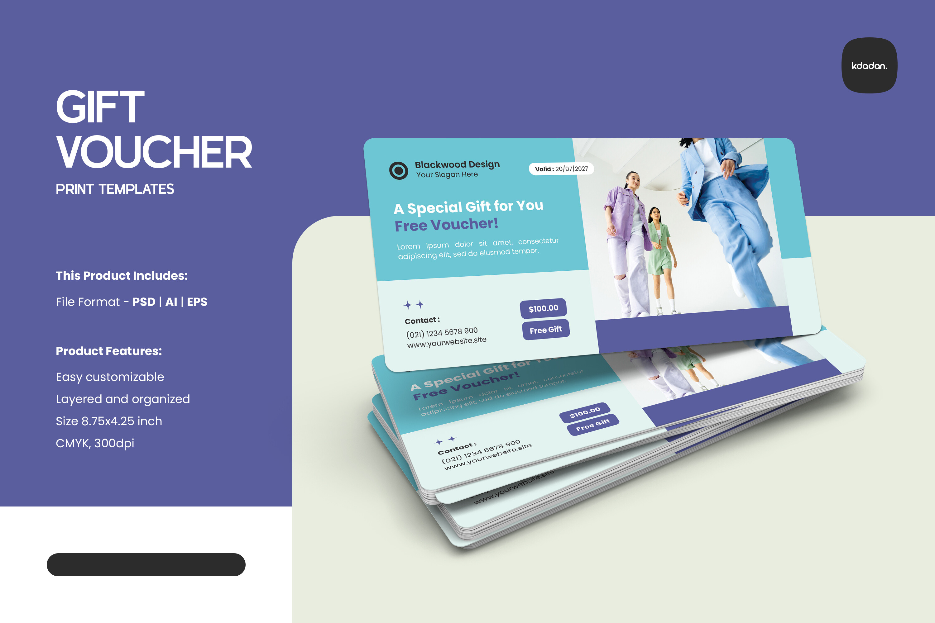 Fashion Gift Coupon Voucher Templates
